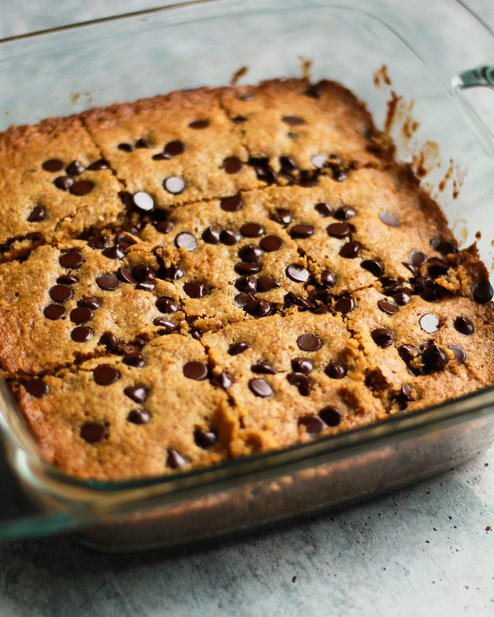 Chocolate Chip Cookie Bars {GlutenFree} The Banana Diaries