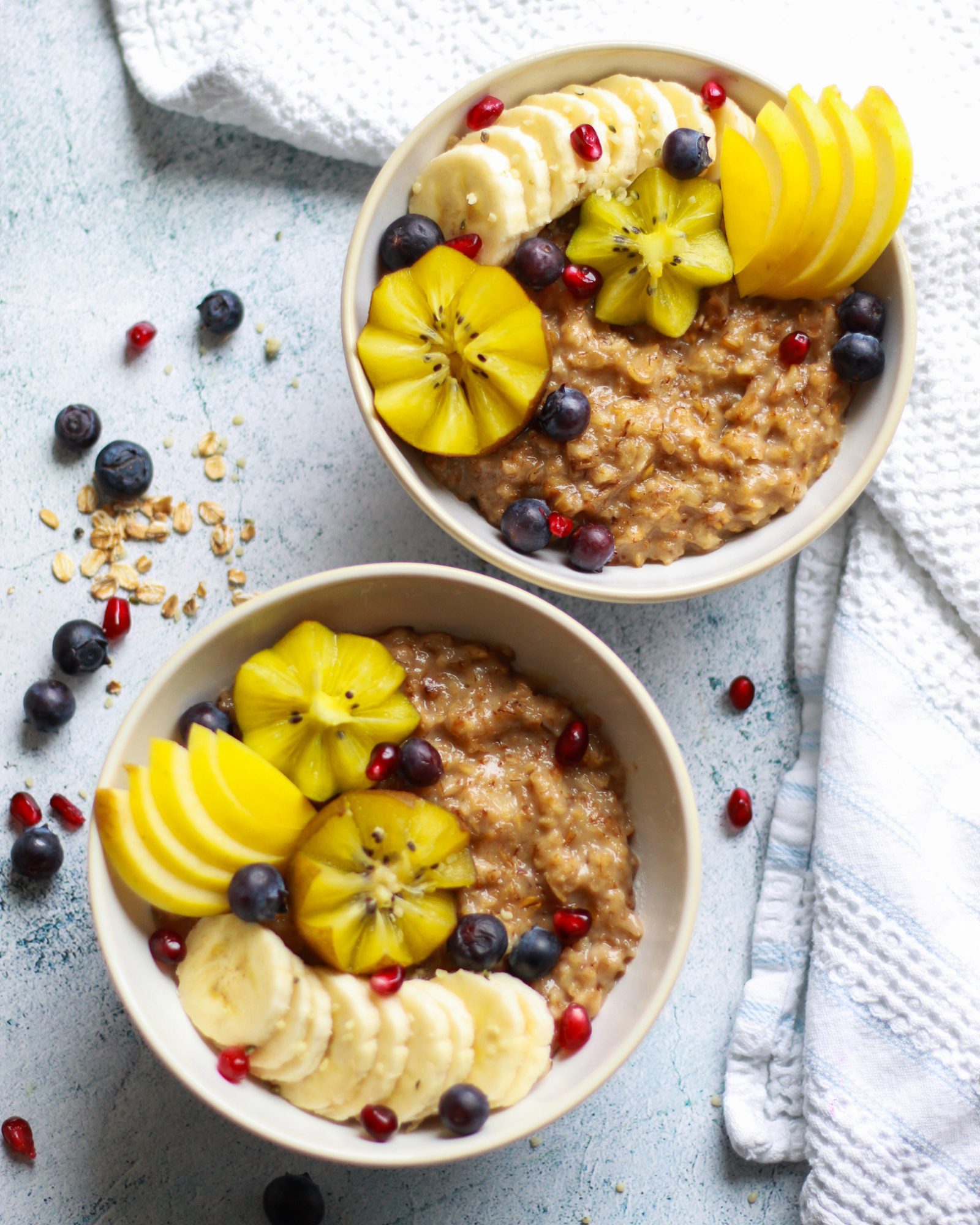 Healthy Bowl Of Cinnamon Oatmeal - The Simple Veganista