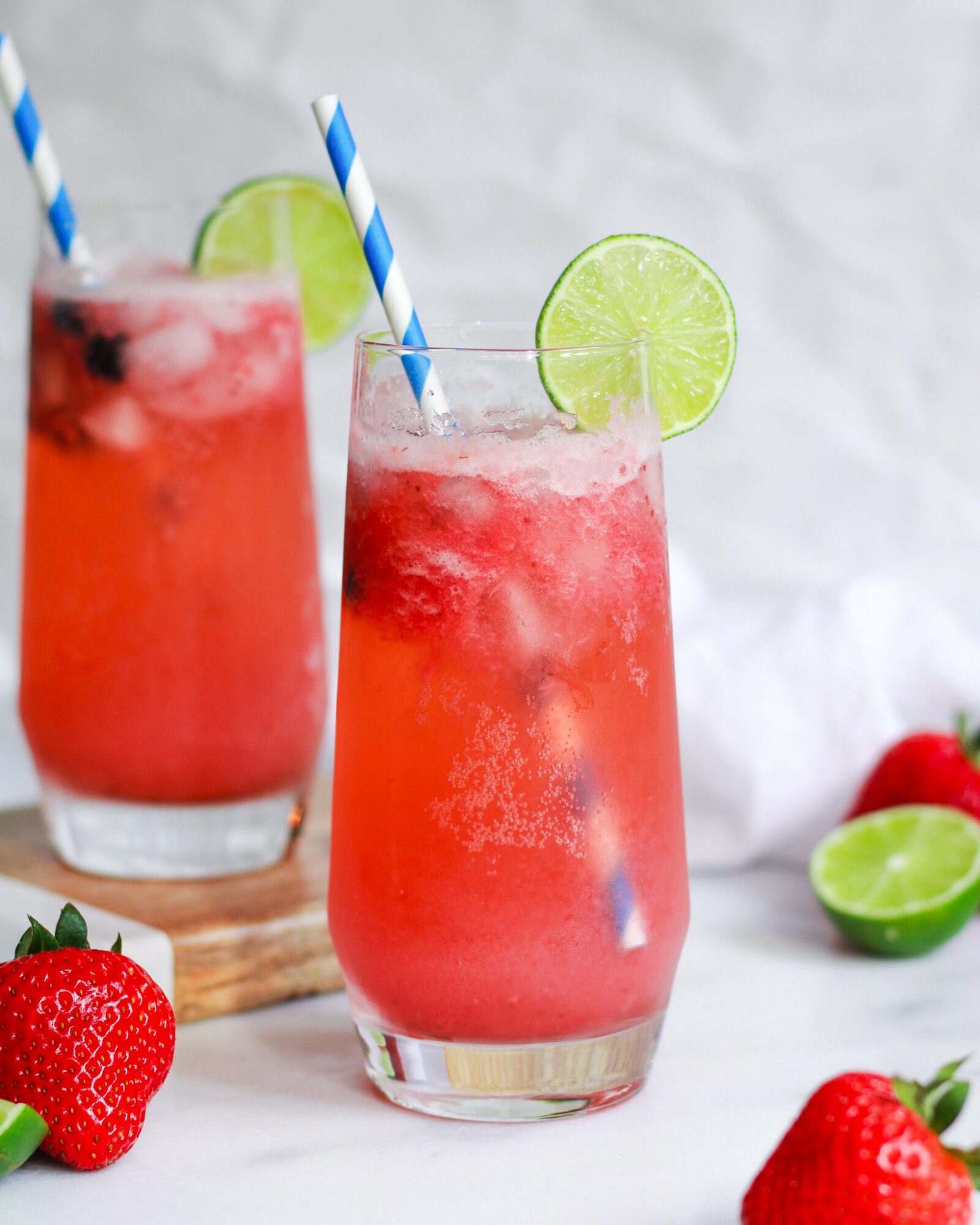 Easy Virgin Strawberry Margarita | The Banana Diaries