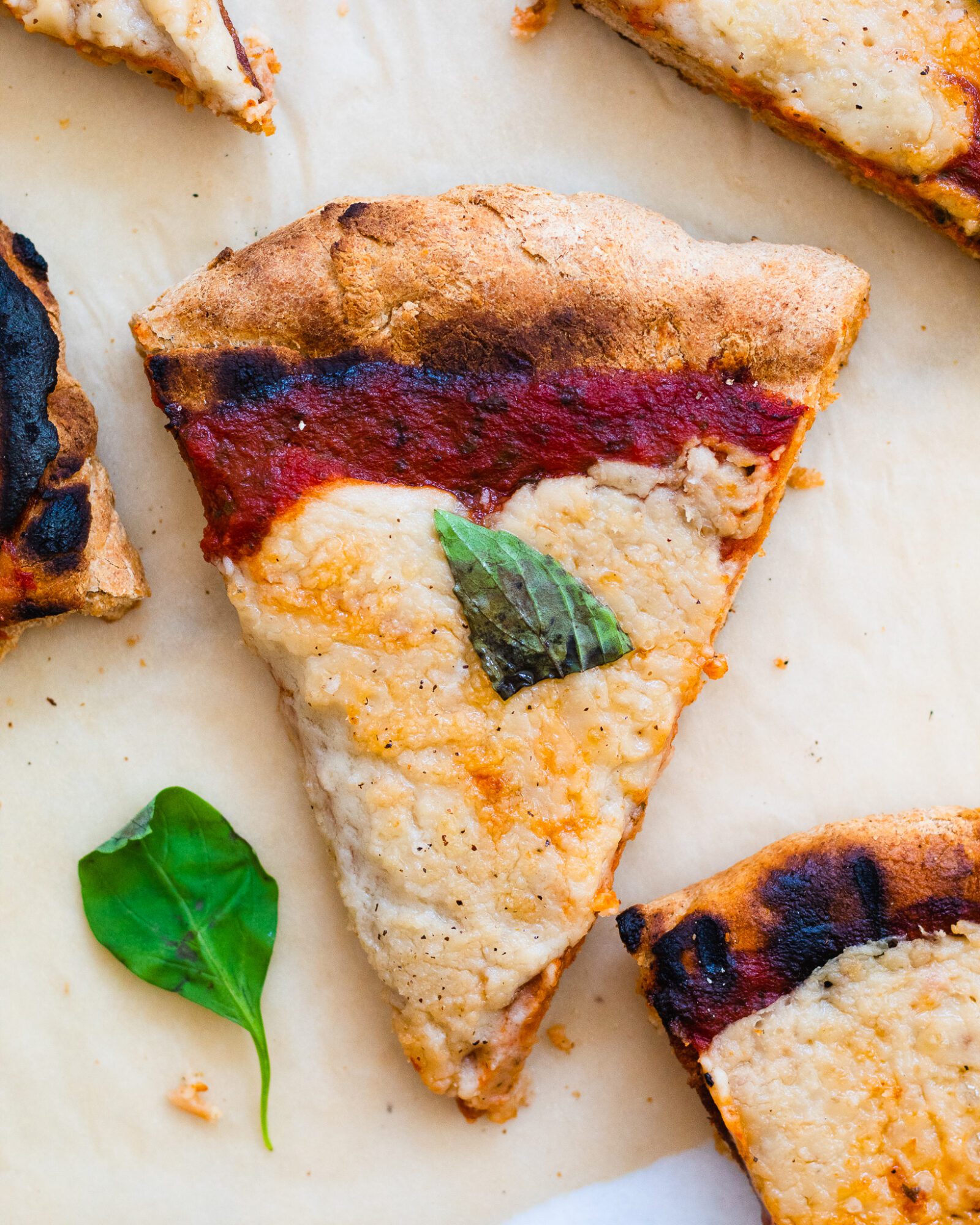 slice of vegan pizza recipe