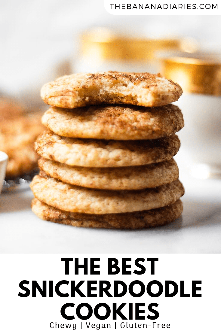 pinterest image for snickerdoodle cookies
