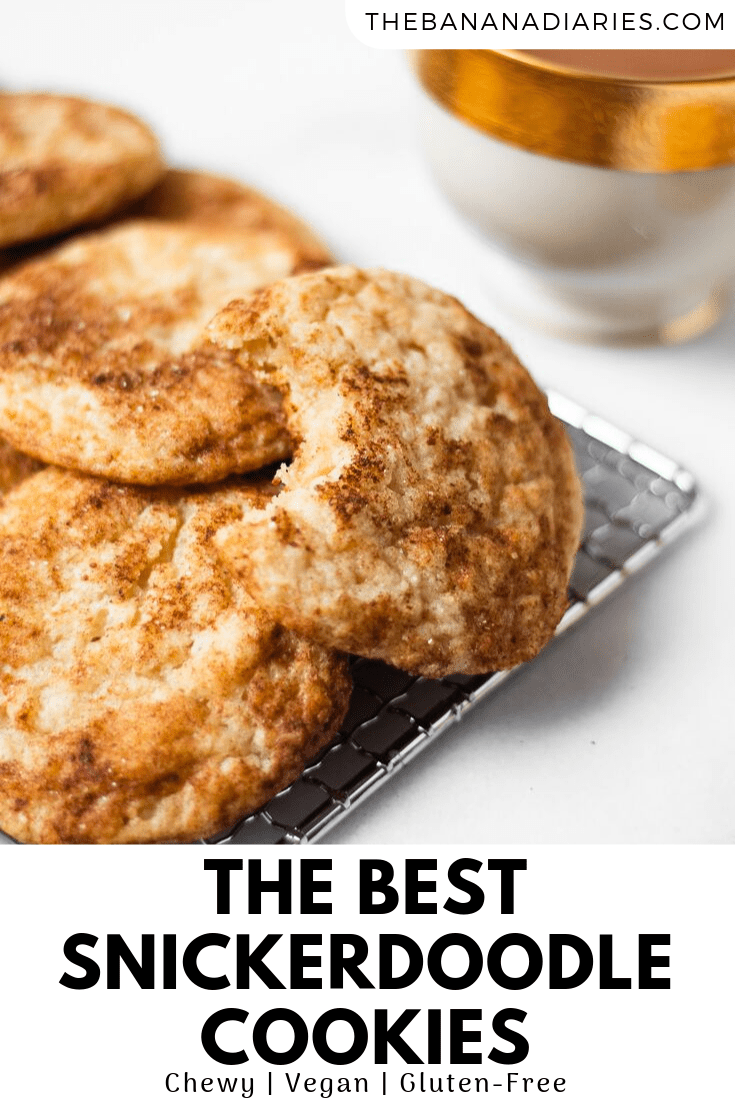 pinterest image for snickerdoodle cookies