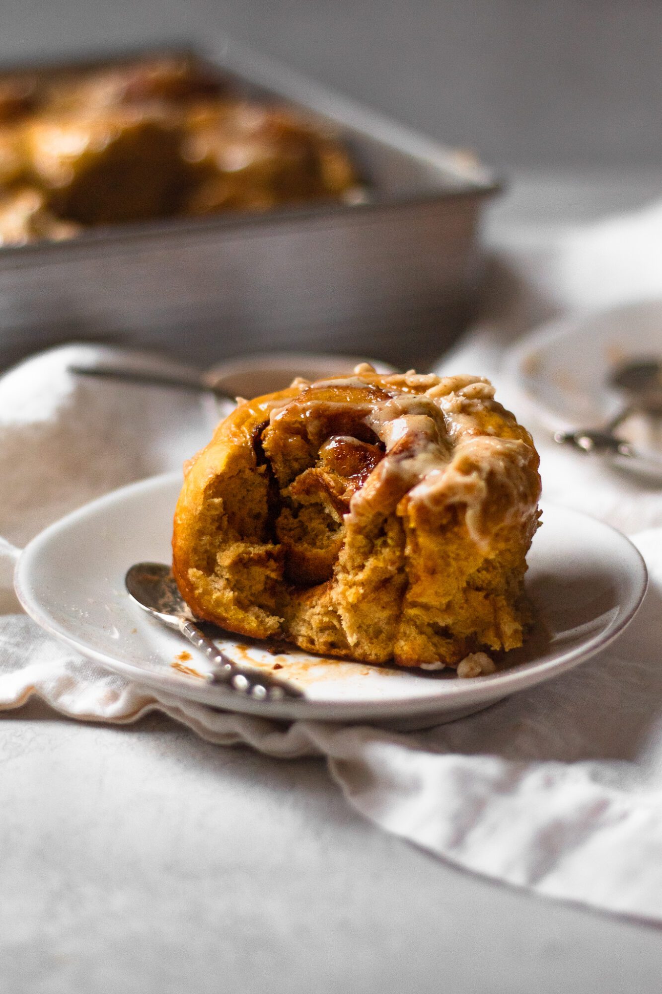 eaten pumpkin cinnamon rolls
