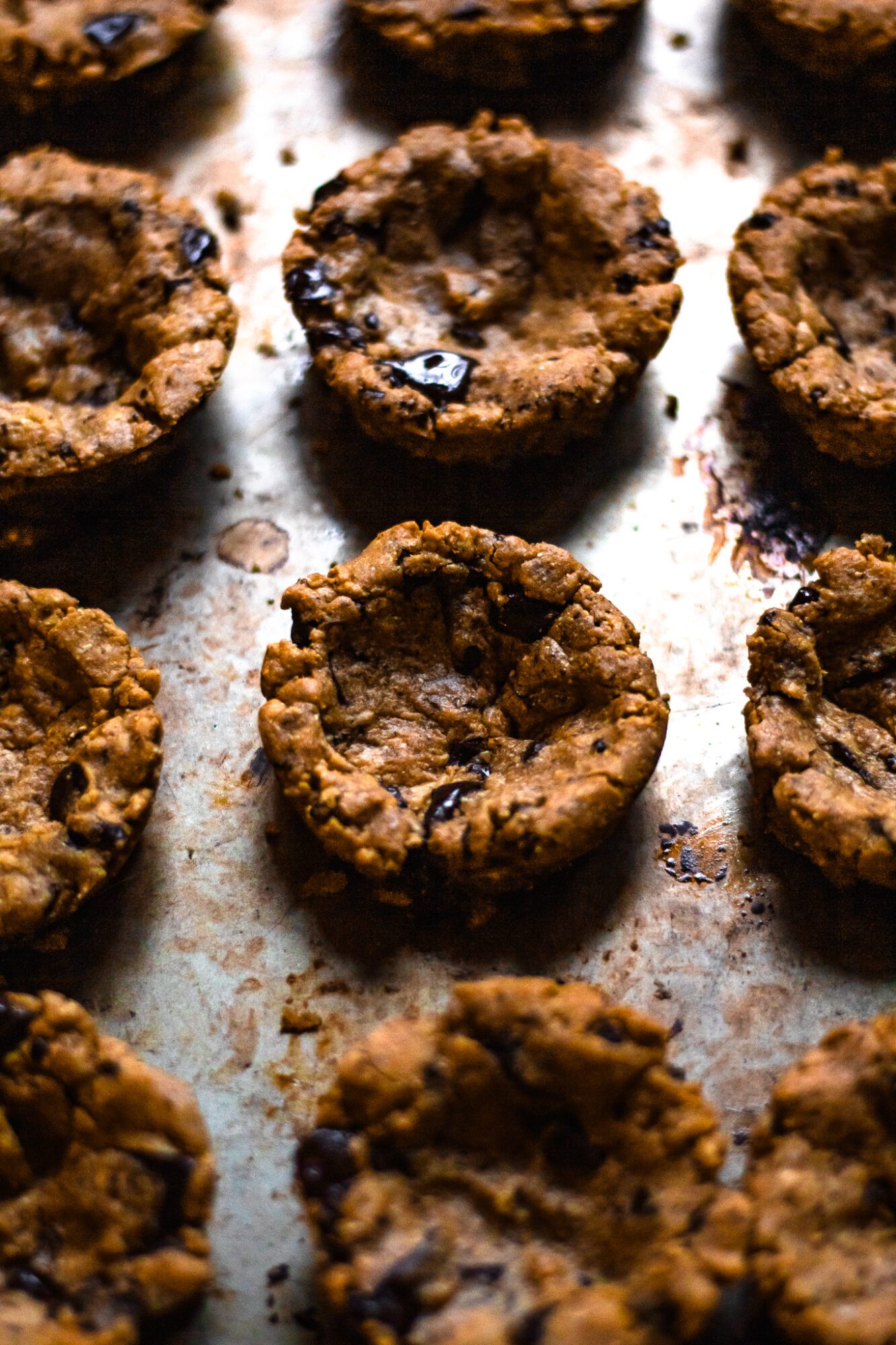 baked cookie cups