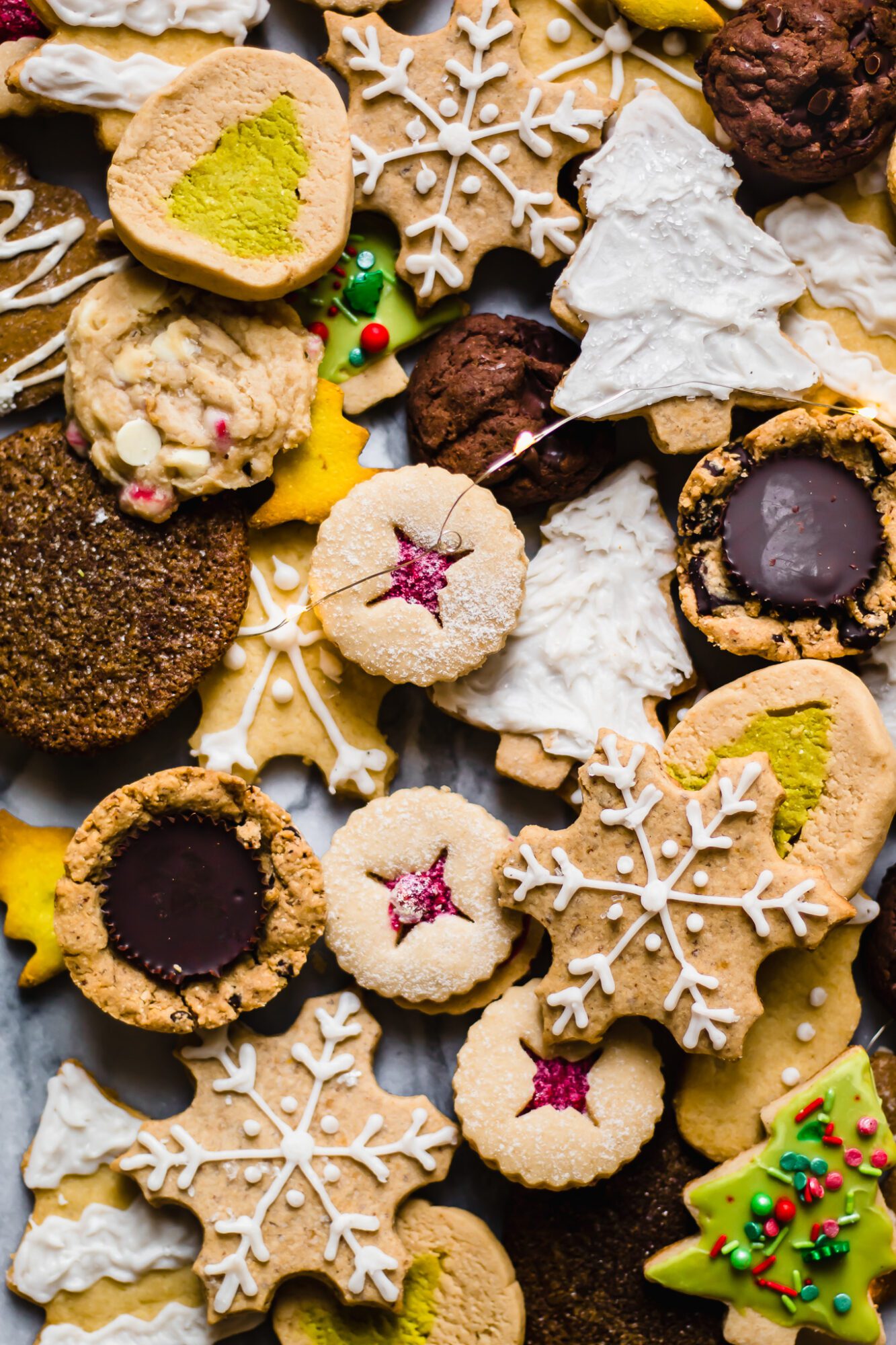 40+ Healthy Christmas Cookies | The Banana Diaries