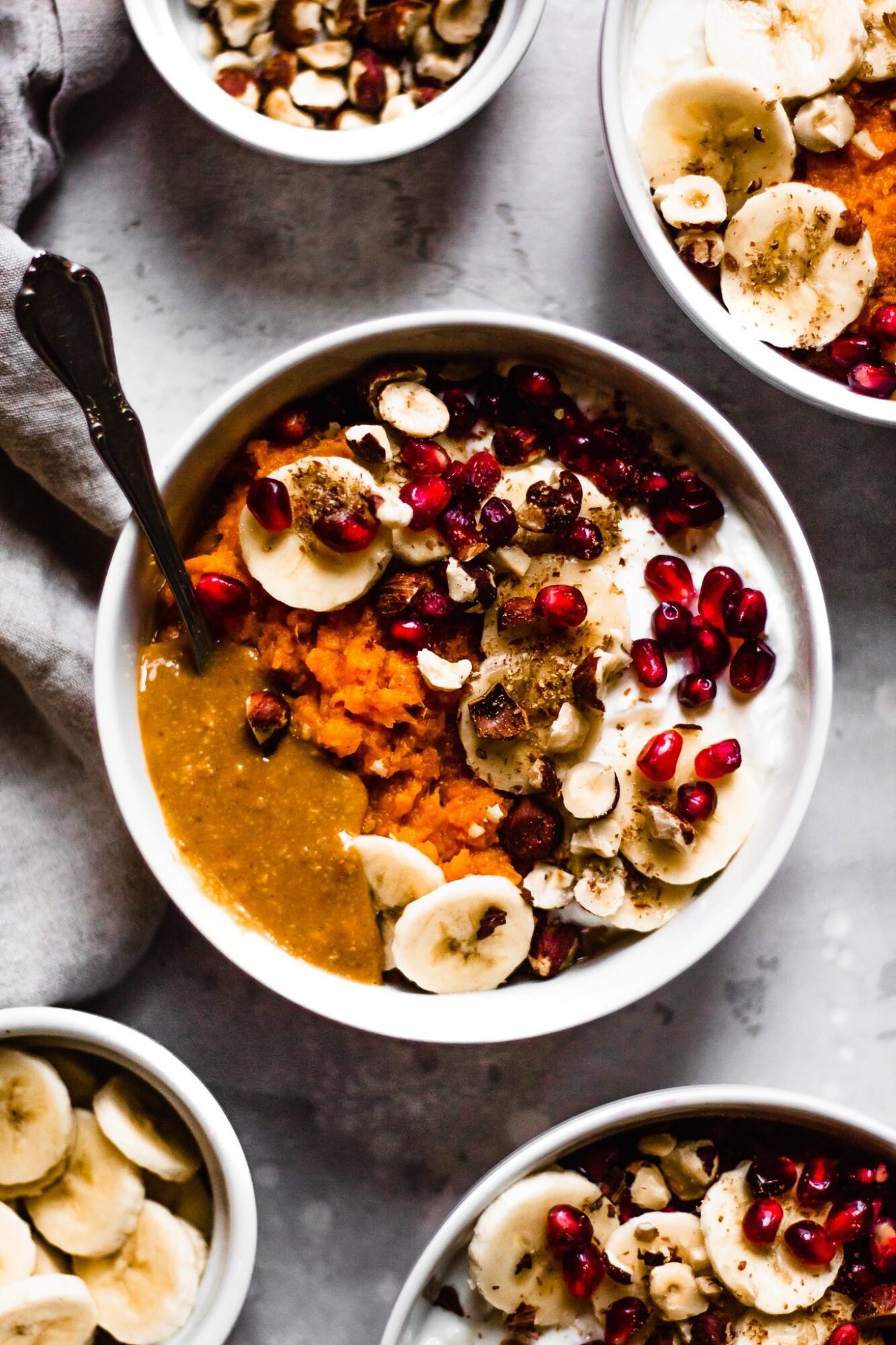 Whole30 Sweet Potato Noodle Glow Bowl - Girl About Greens