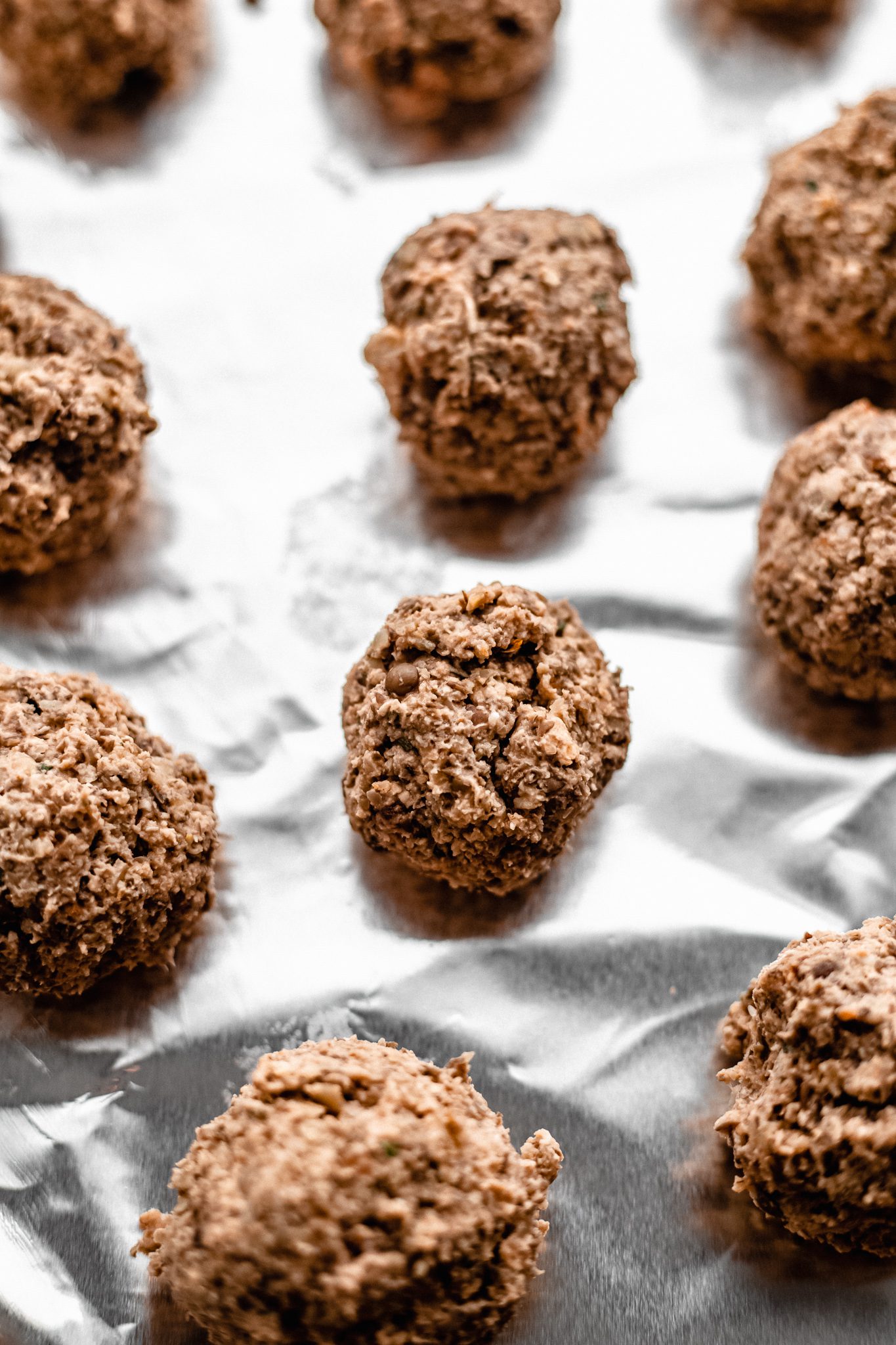 30Minute Vegan Lentil Meatballs Oven Baked! The Banana Diaries