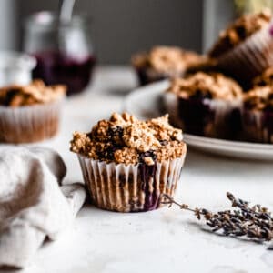 vegan blueberry muffins