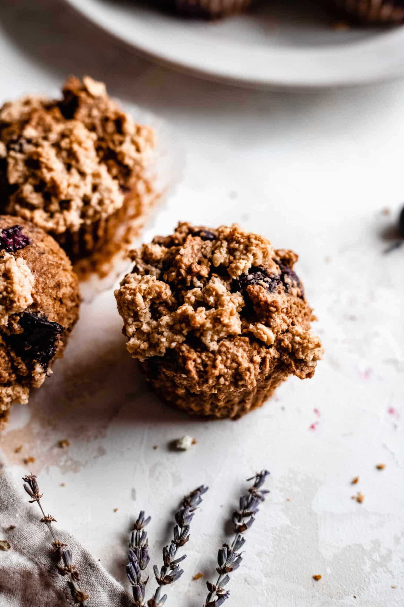 vegan blueberry muffins