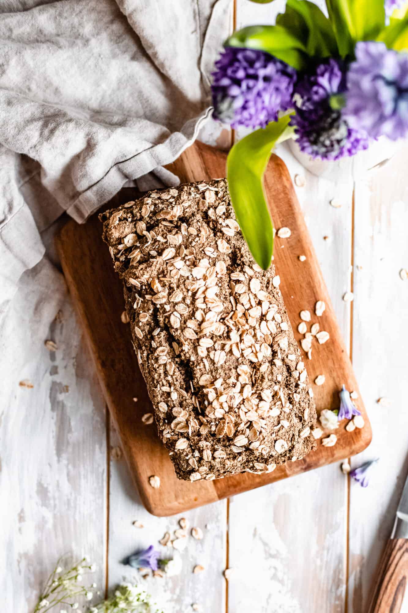 Vegan Gluten Free Oat Bread (Yeast Free) | The Banana Diaries