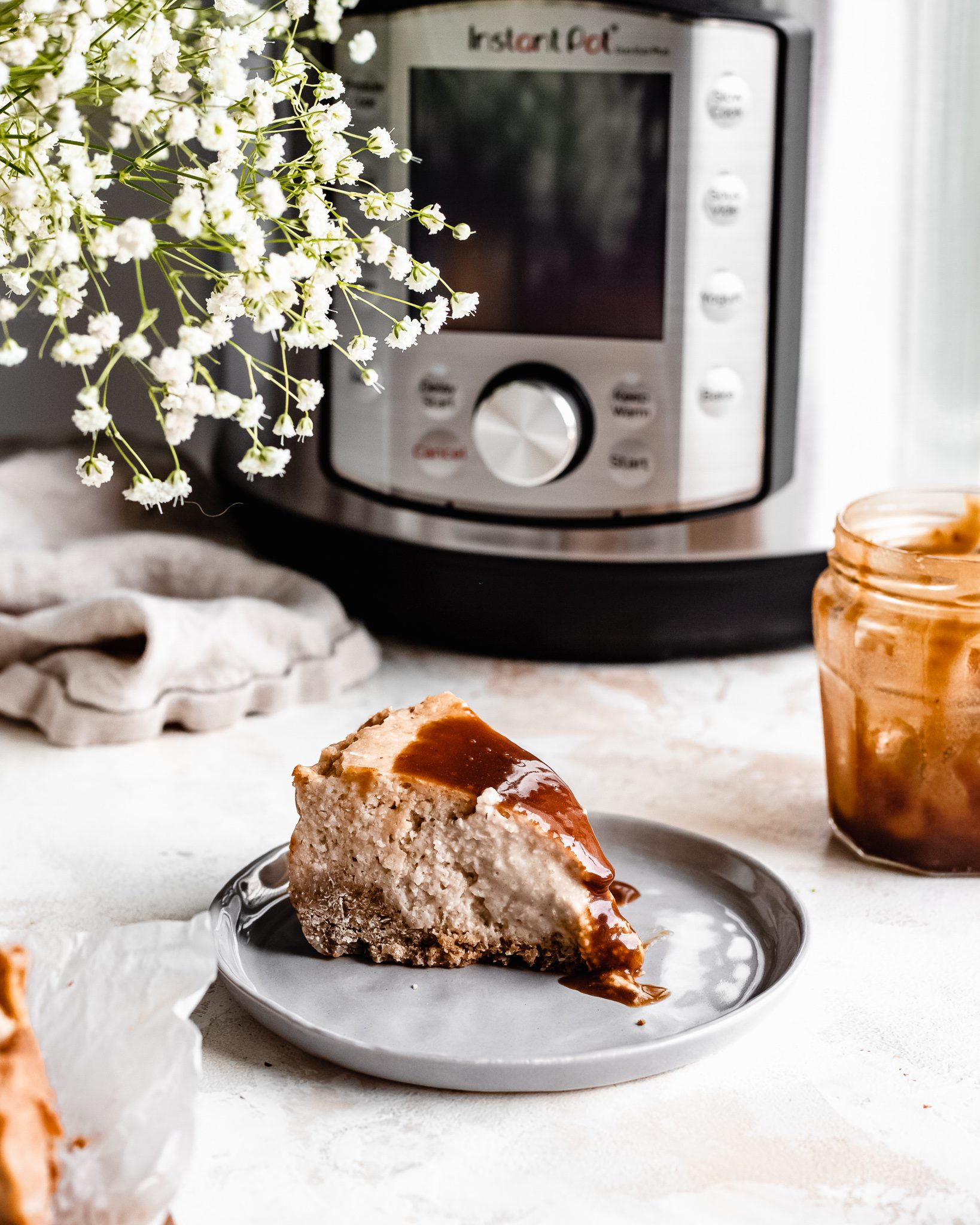 Easy Baked Vegan Cheesecake (Instant Pot Option!) The Banana Diaries