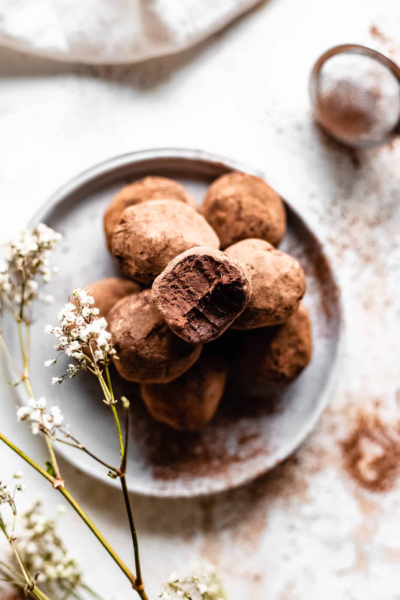 Vegan Chocolate Truffles - Posh Plate