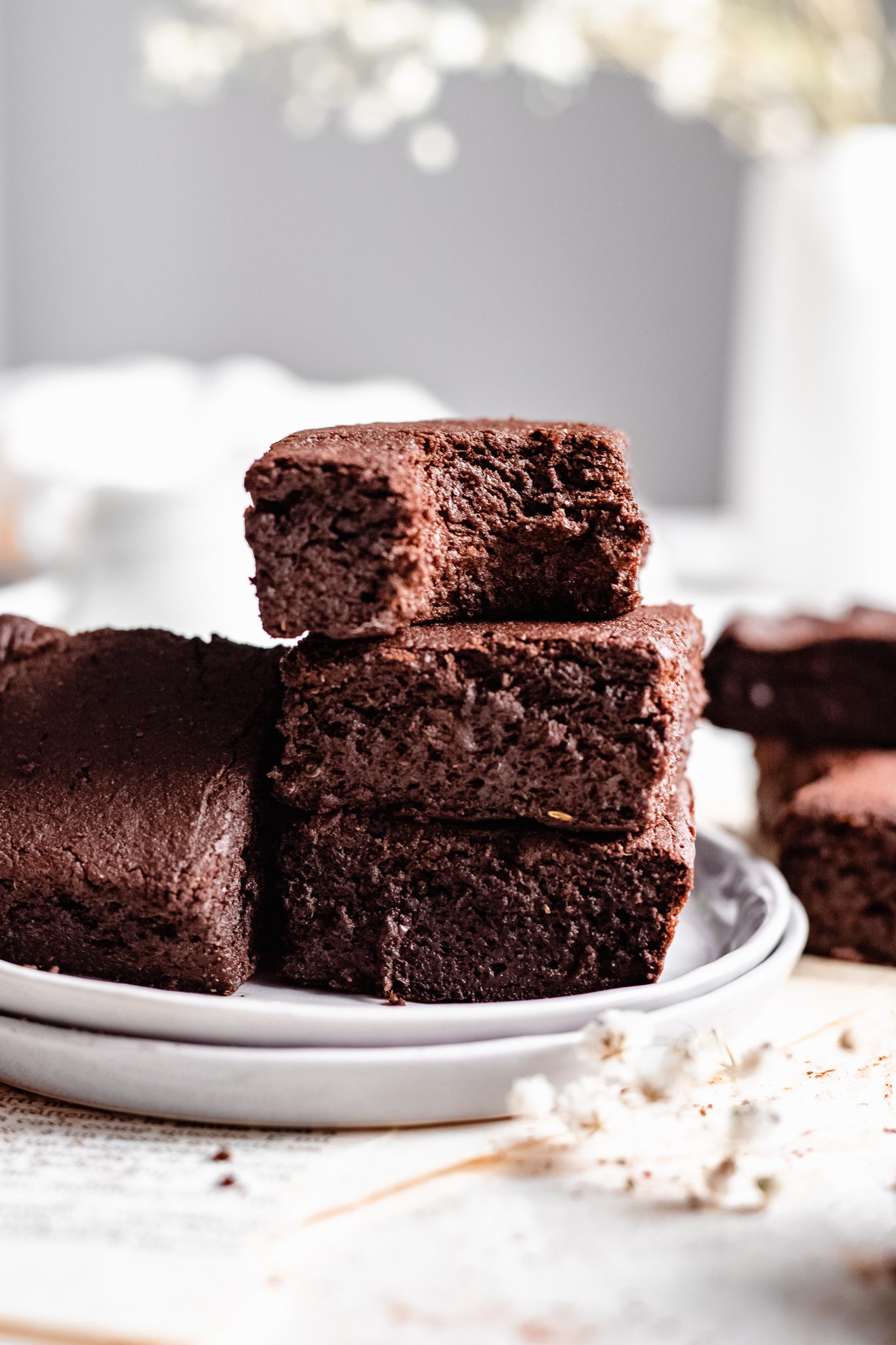 Fudgy Paleo Vegan Sweet Potato Brownies The Banana Diaries