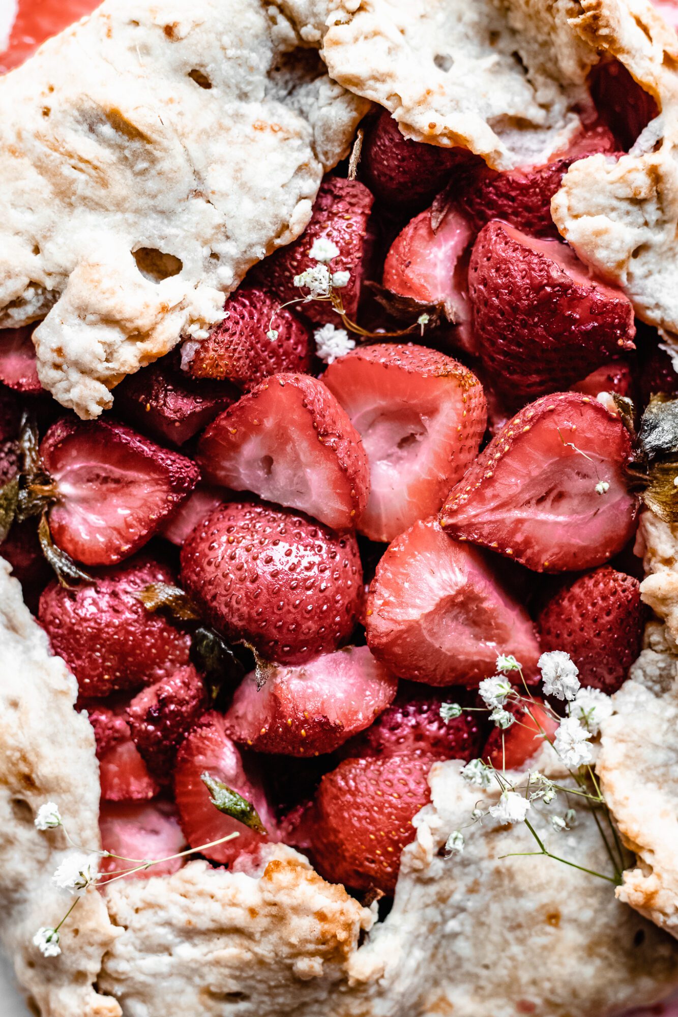 Rustic Strawberry Galette Recipe (Vegan + Gluten Free) | The Banana Diaries