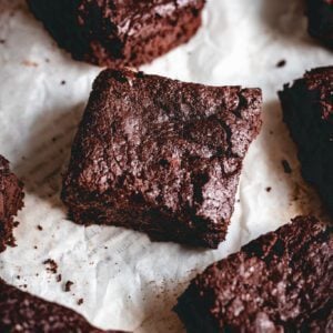vegan fudgy brownie