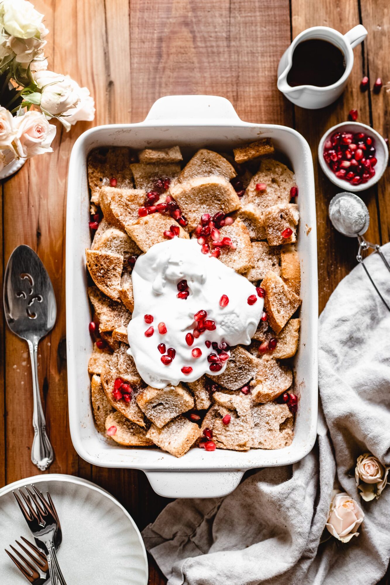 Easy Vegan French Toast Casserole Overnight Option The Banana Diaries