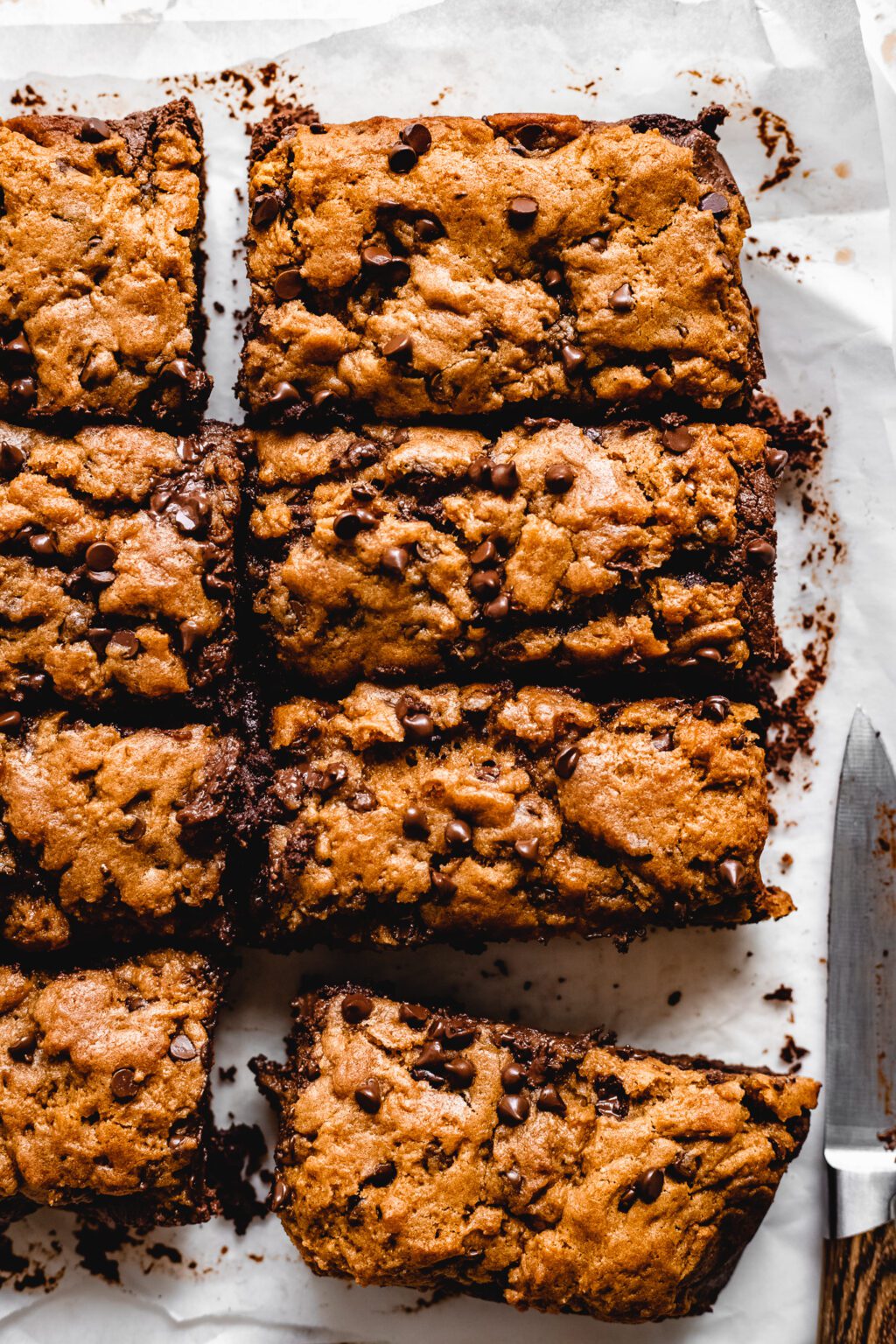 Vegan Nutella Brownie Cookie Bars The Banana Diaries