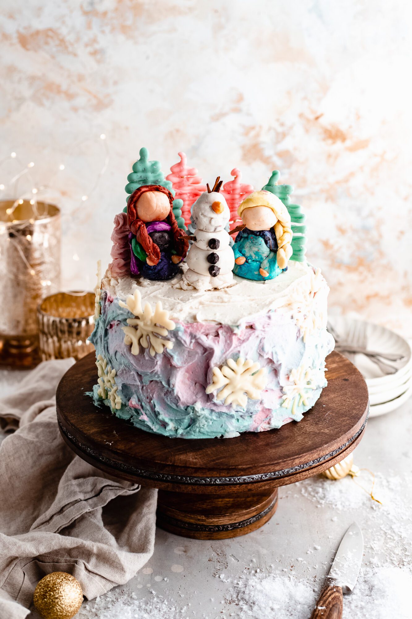 Frozen Whip Cream Cake with Edible Image Cake - B0629 – Circo's Pastry Shop