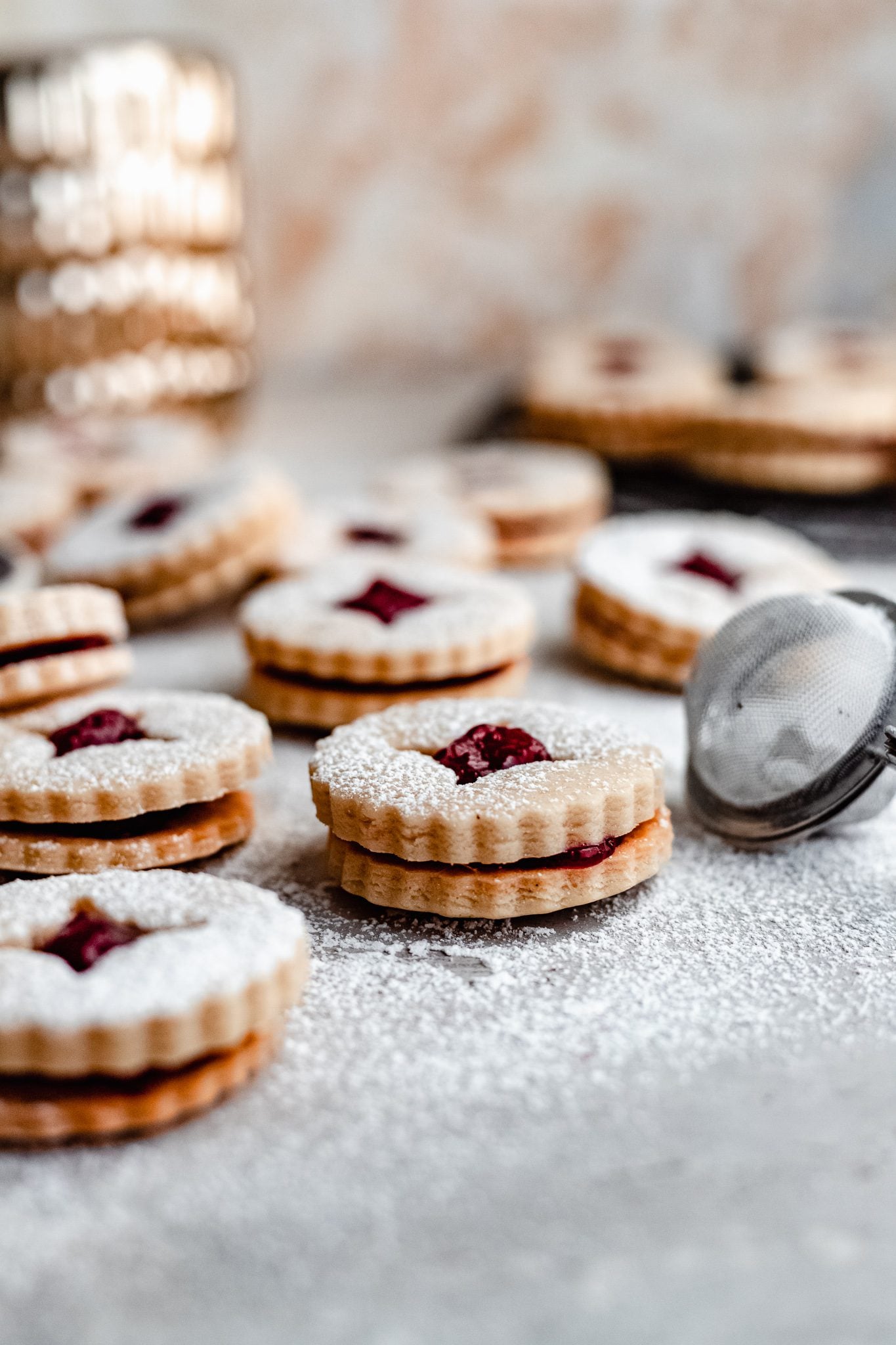 Super Easy Vegan Linzer Cookies (Gluten Free) The Banana Diaries
