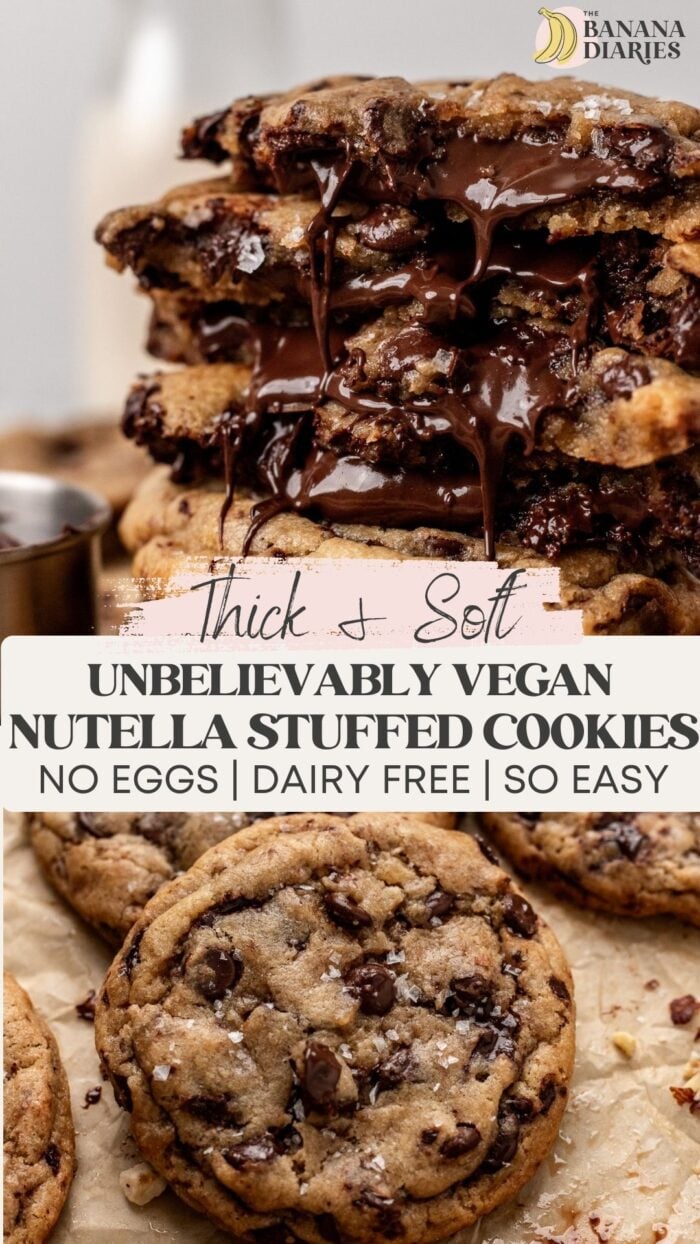 Nutella Stuffed Chocolate Chip Cookies – Sugar Geek Show