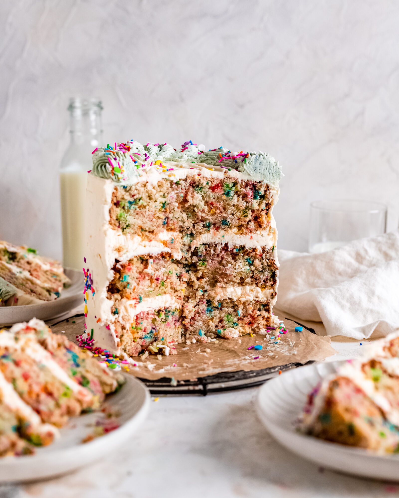 The Ultimate Vegan Funfetti Cake The Banana Diaries