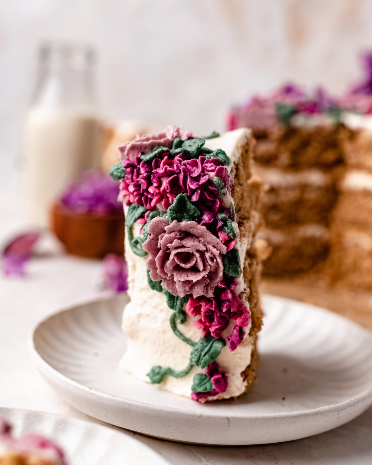 Easy Vanilla Vegan Gluten Free Cake (Oat Flour only!) The Banana Diaries