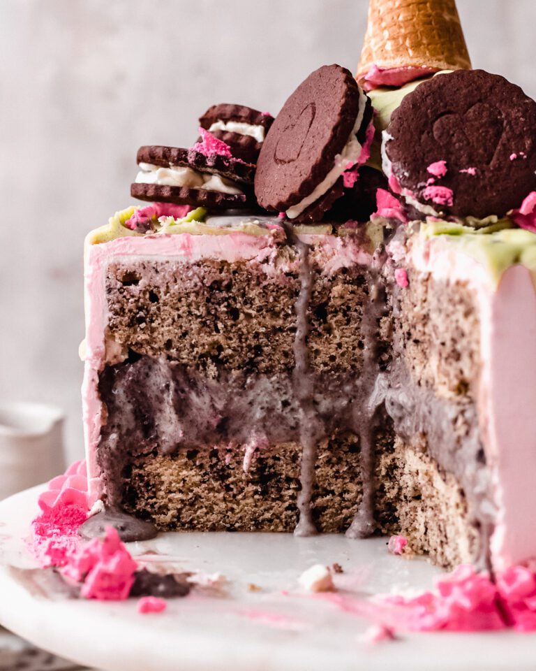 Vegan Mint Oreo Ice Cream Cake Recipe (Gluten Free) The Banana Diaries