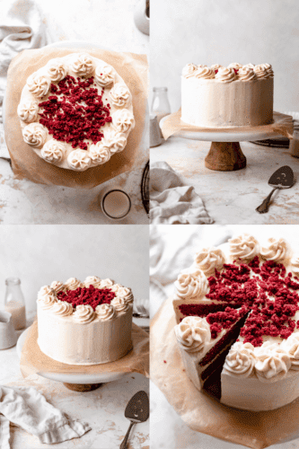 One Bowl MOIST Vegan Red Velvet Cake with Cream Cheese Frosting | The ...