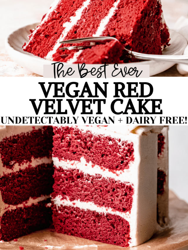 Best Vegan Red Velvet Cake | The Banana Diaries