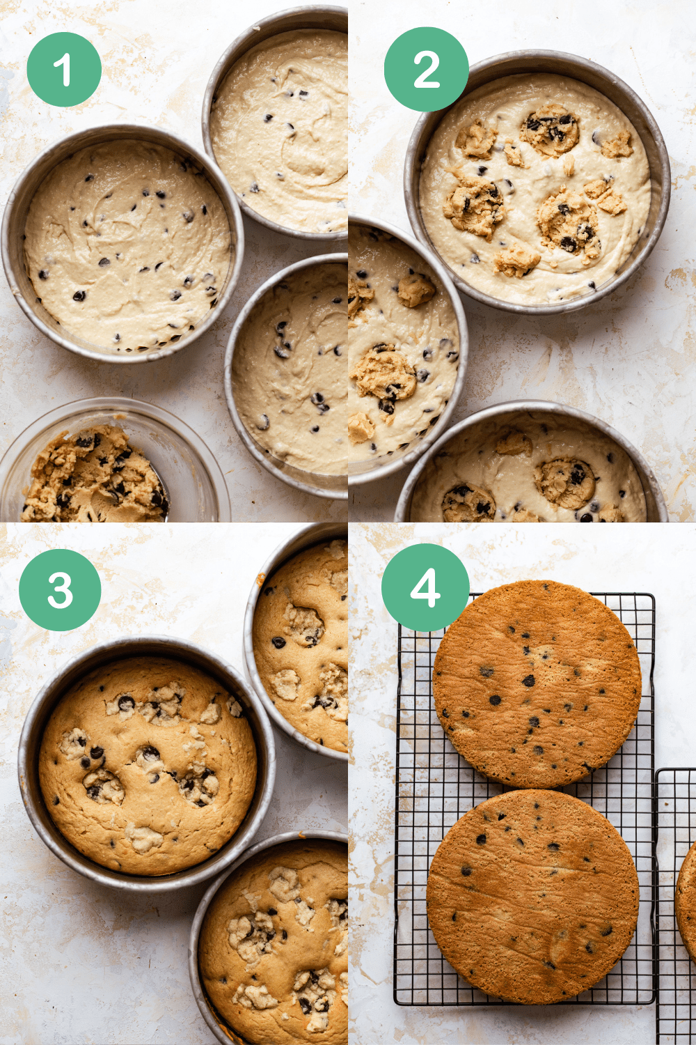 Dairy-Free Chocolate Chip Cookie Cake – Baker Without Borders