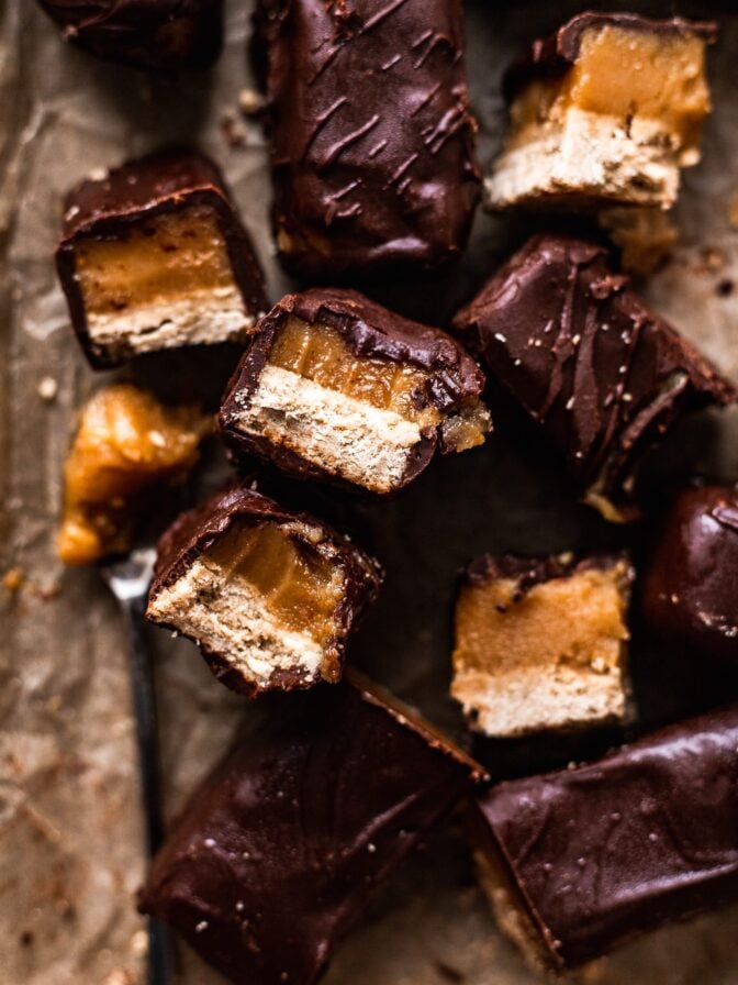 Easy Homemade Vegan Twix Bars Gluten Free The Banana Diaries