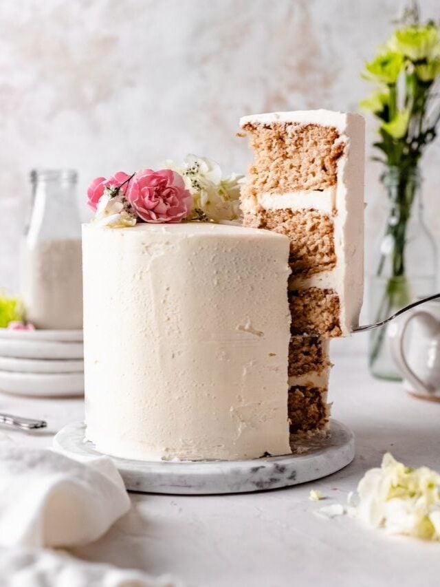 Best Ever Vegan Vanilla Cake Recipe Story | The Banana Diaries