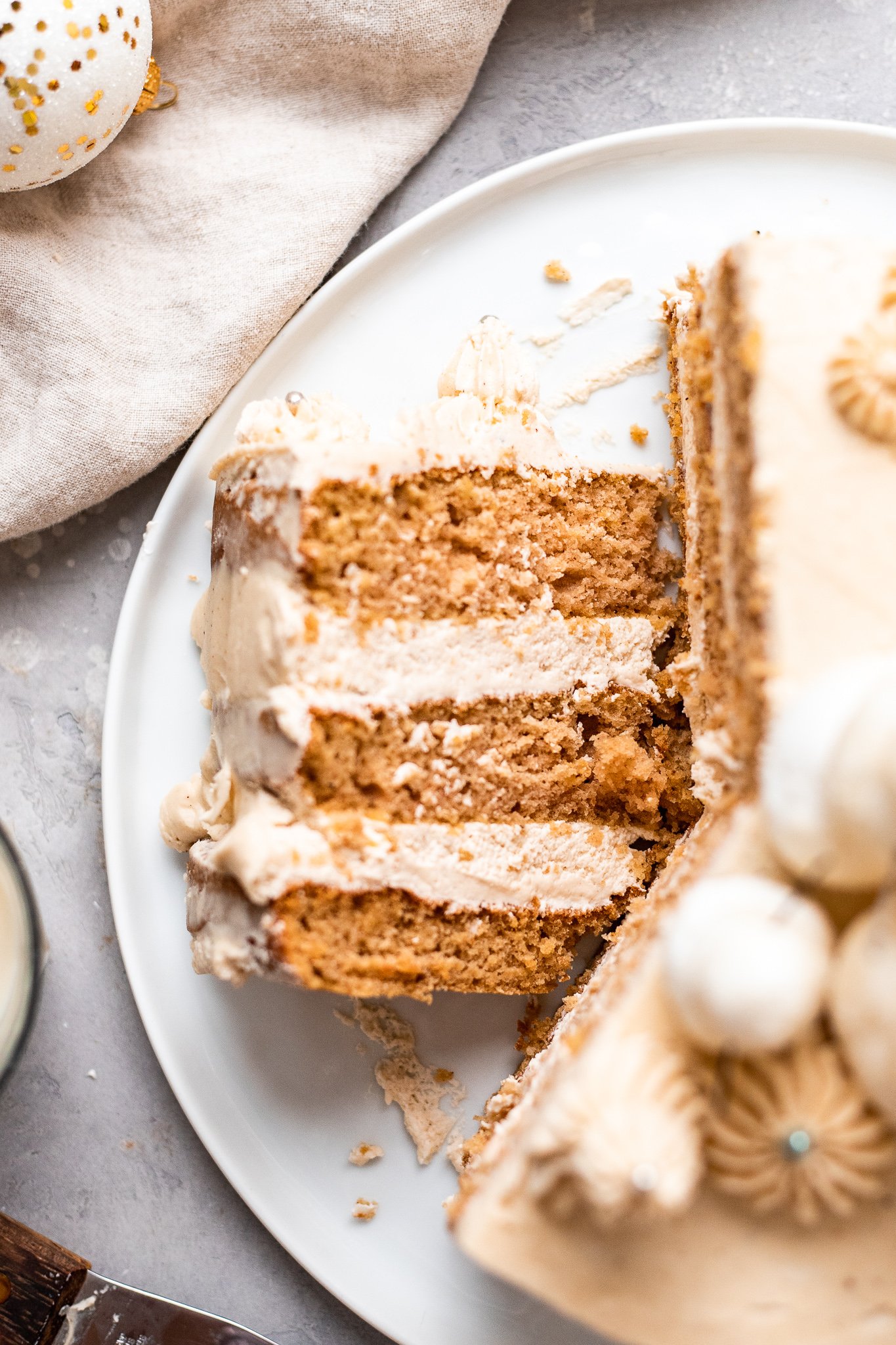 Easy Vegan Eggnog Cake (Gluten Free!) The Banana Diaries