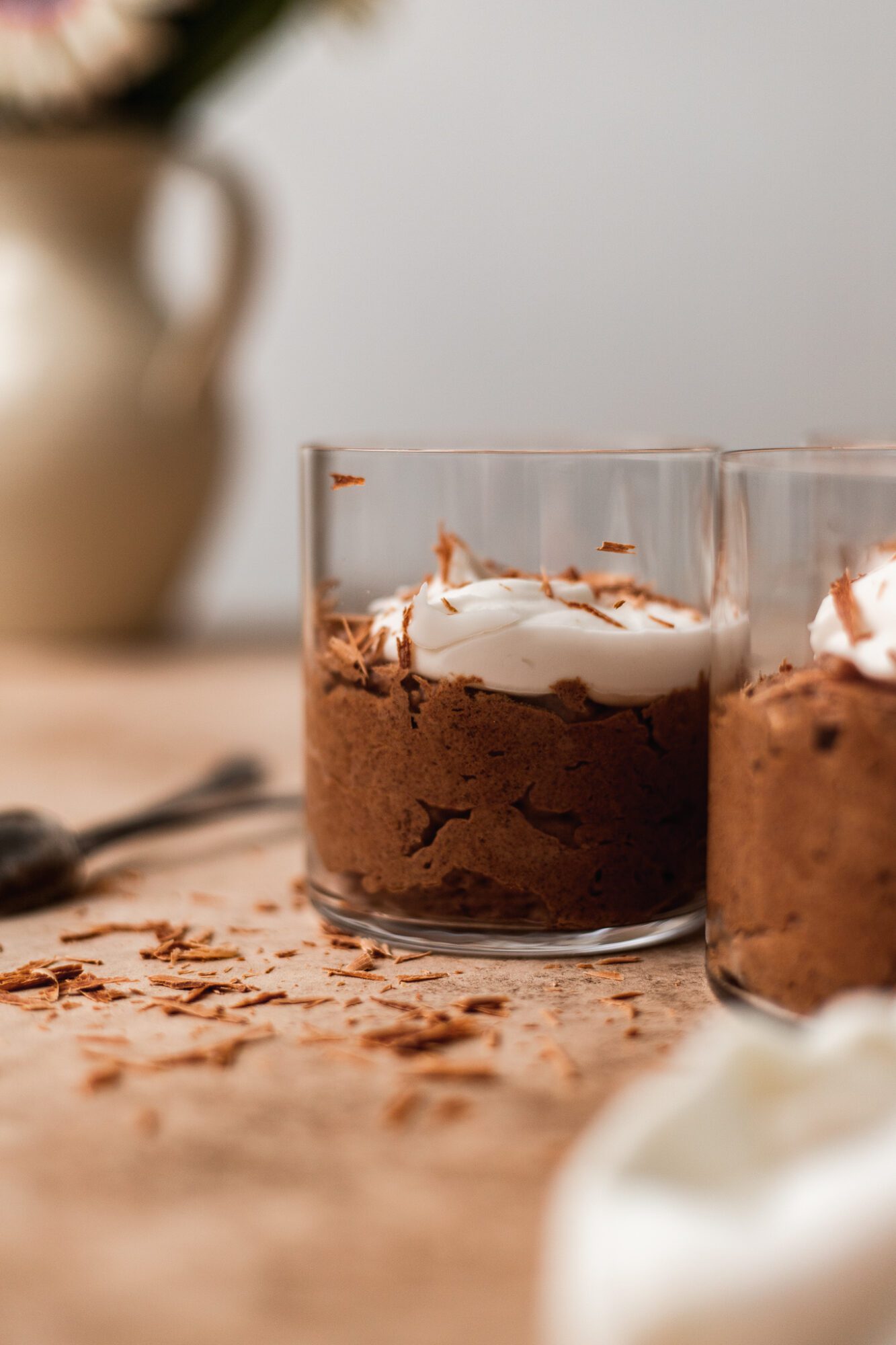 Mousse au chocolat vegan à l'aquafaba - Primevere