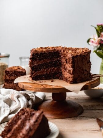 BEST Vegan Gluten Free Chocolate Cake Recipe