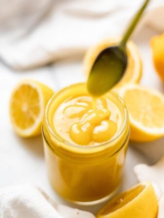 BEST Easy Vegan Lemon Curd Recipe (no coconut milk!)