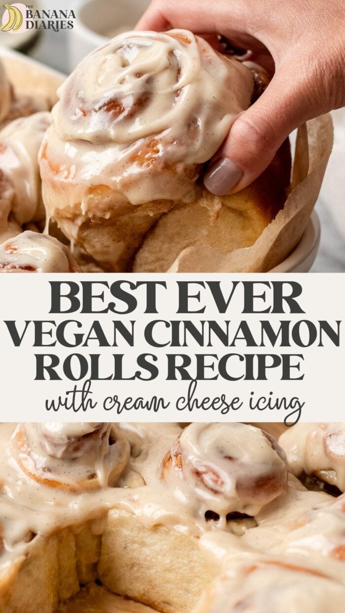 Easy Vegan Cinnamon Rolls - The Almond Eater