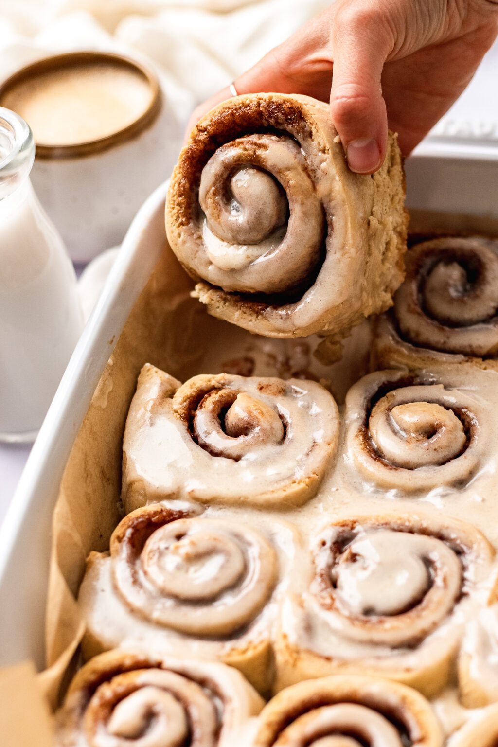 Unbelievably Plush Gluten Free Vegan Cinnamon Rolls (No Xanthan Gum