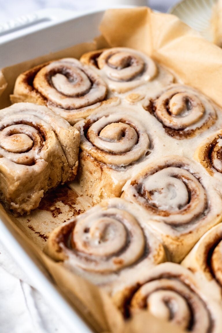 Unbelievably Plush Gluten Free Vegan Cinnamon Rolls (No Xanthan Gum