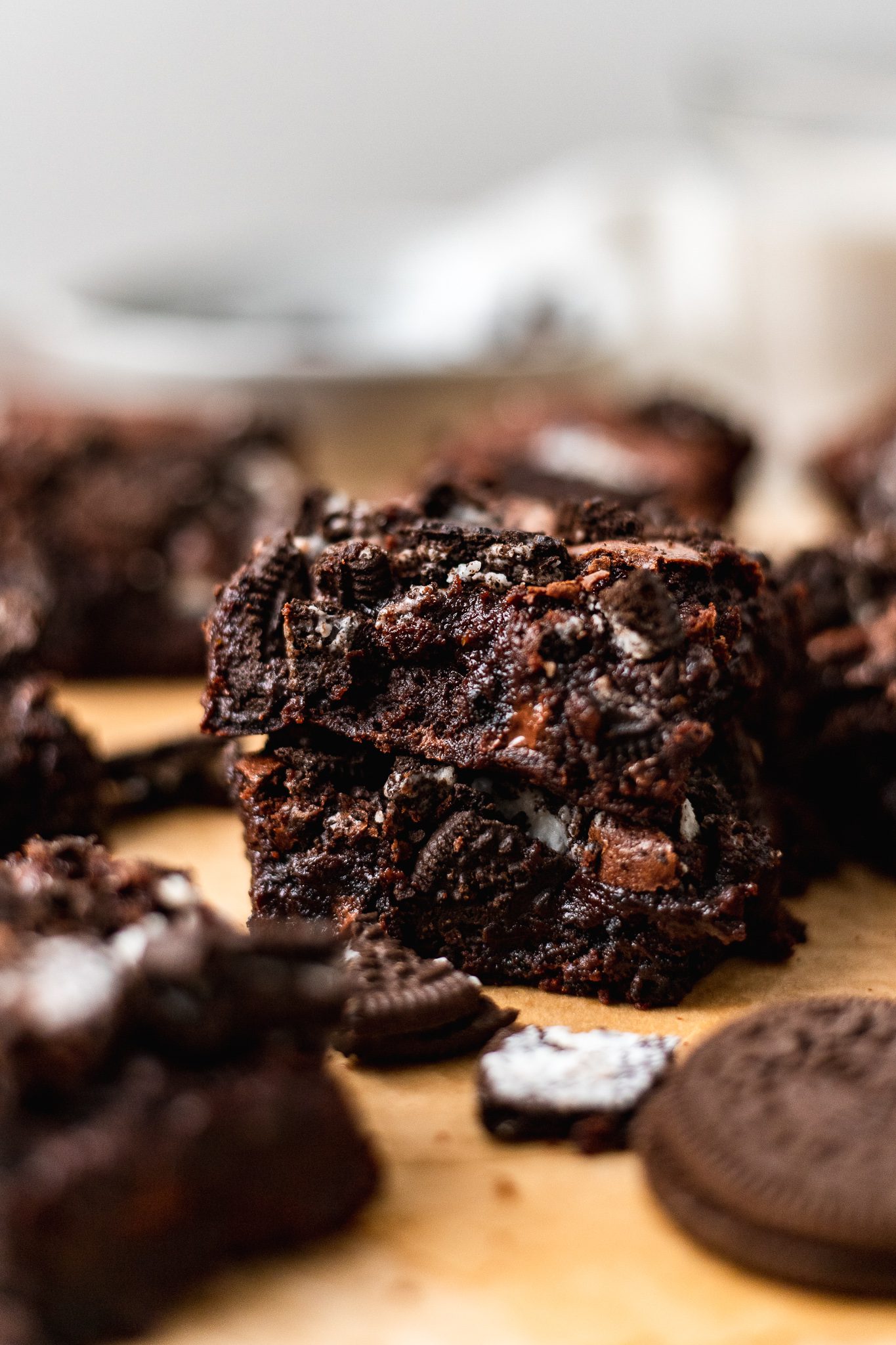 Super Easy Oreo Brownies Better than boxed mix brownies! The Banana