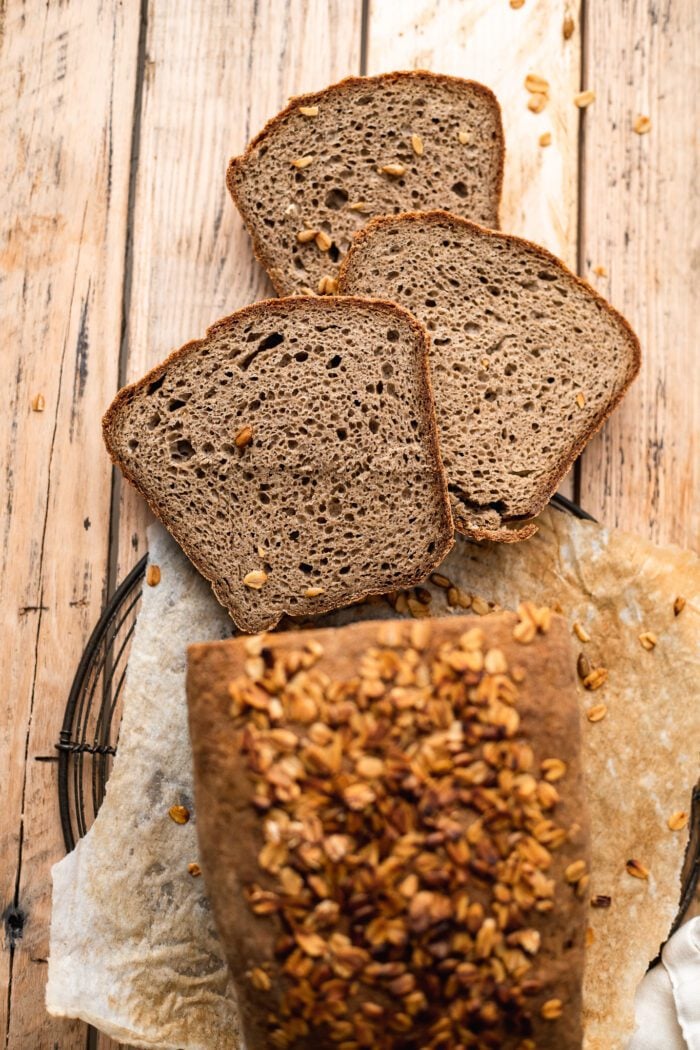 Homemade Gluten Free Bread for Sandwiches - No eggs, no dairy!