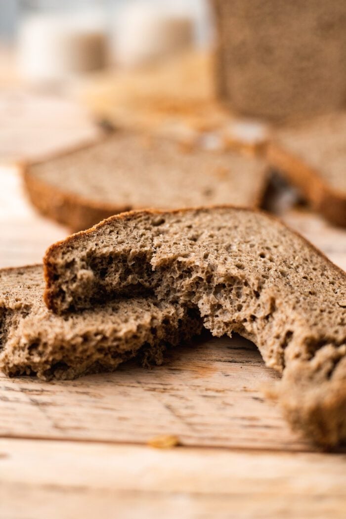 Homemade Gluten Free Bread for Sandwiches - No eggs, no dairy!