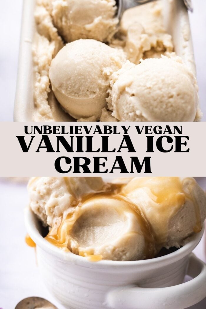 Vegan Ice Cream With 2 Ingredients (No ice cream maker needed!)