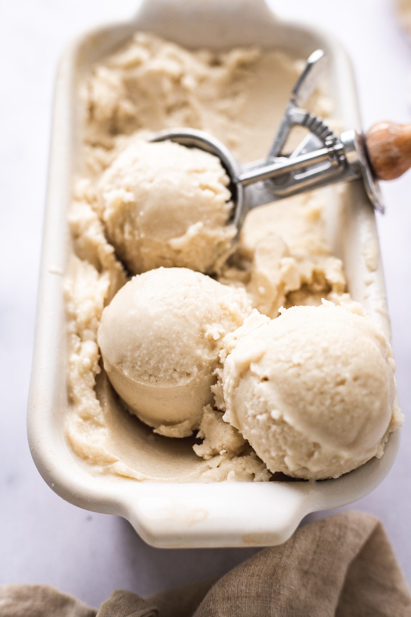 Nut Free Vegan Vanilla Ice Cream Recipe Oat Milk Based The Banana Nut Free Vegan Vanilla Ice Cream Recipe Oat Milk Based The Banana