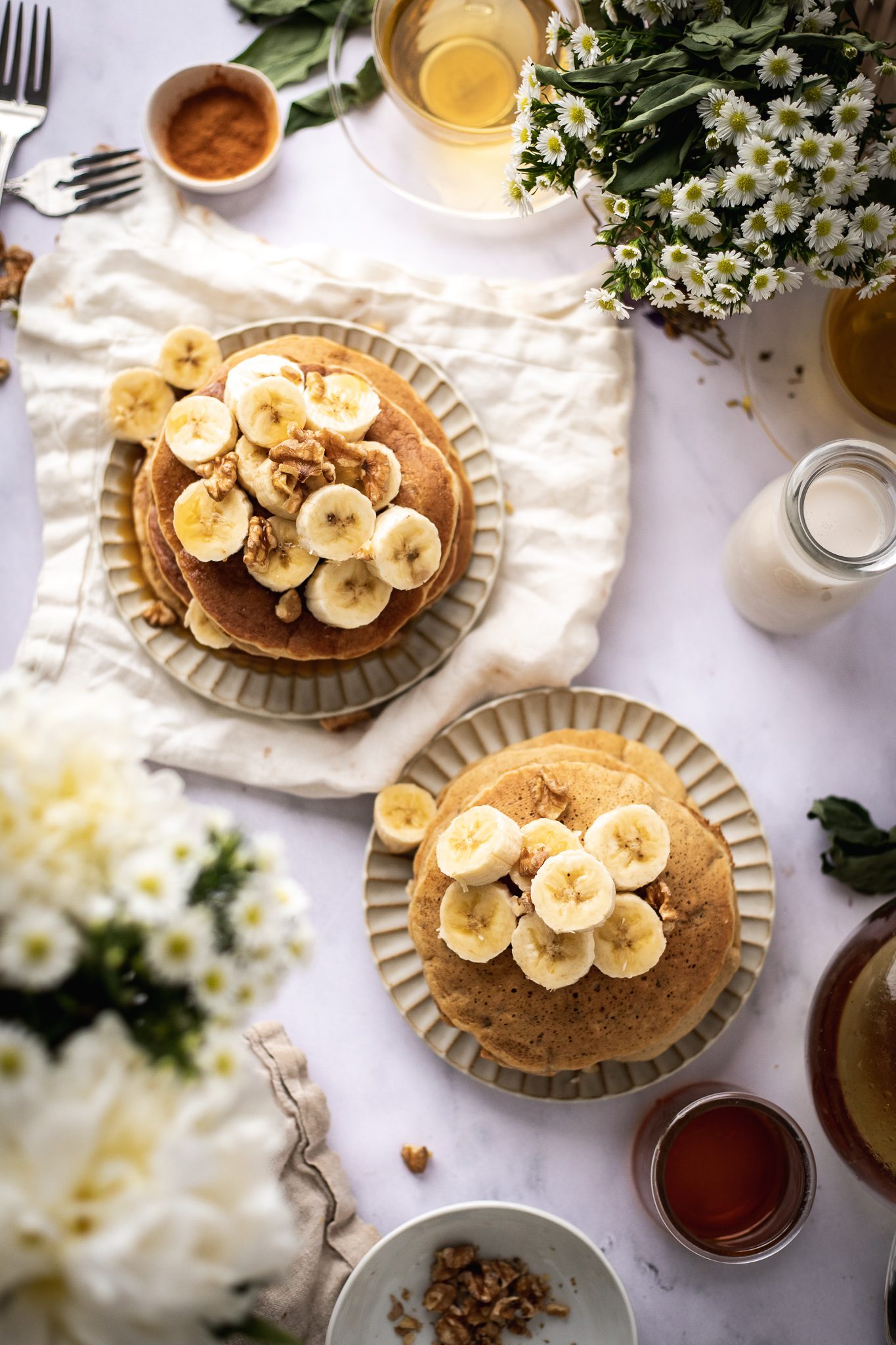 Quick & Easy Vegan Banana Pancakes Recipe (Gluten Free) | The Banana