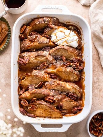vegan French toast casserole