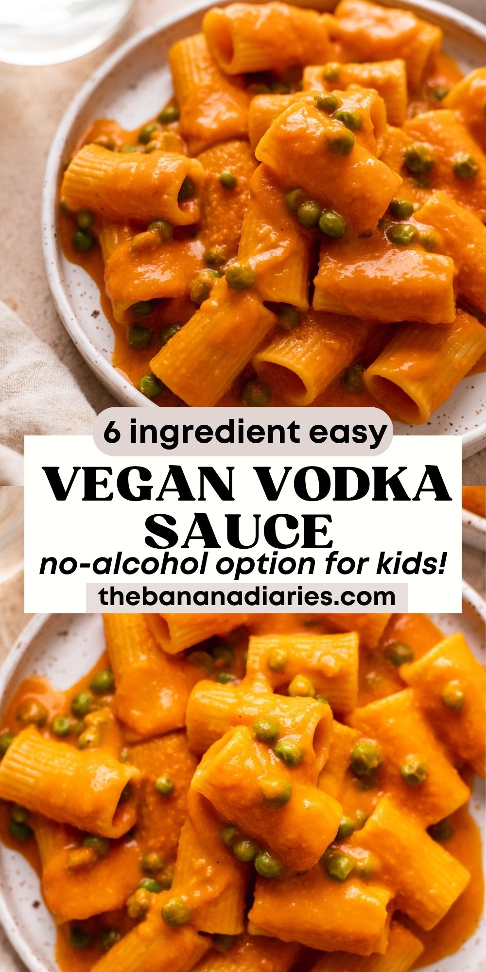 6 Ingredient NoVodka Vegan Vodka Sauce The Banana Diaries