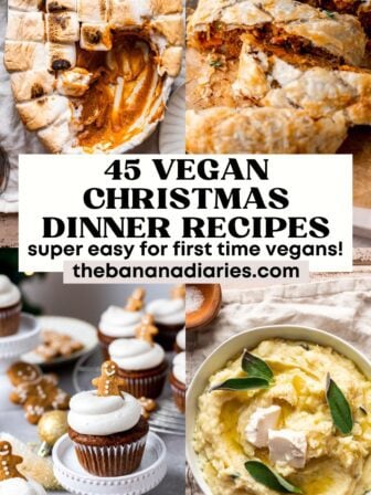 45 Stress Free Vegan Christmas Dinner Recipes For All Eaters pinterest pin