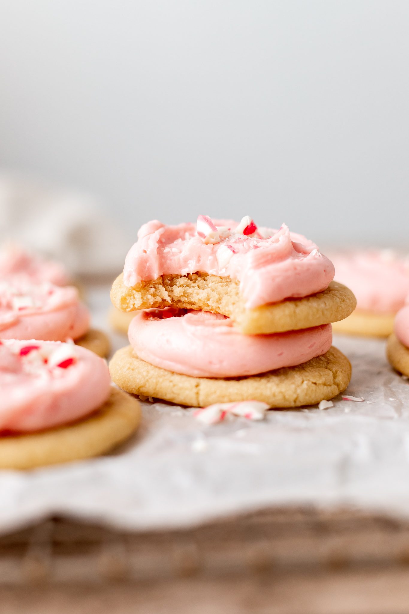 Quick & Easy Peppermint Meltaways with Peppermint Cream Cheese Frosting