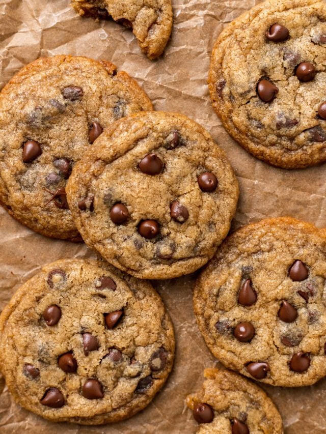 Small Batch Brown Butter Chocolate Chip Cookies (Vegan + Dairy Free
